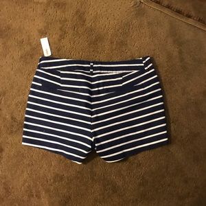 Old Navy striped short shorts